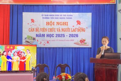 HỘI NGHỊ CÁN BỘ CÔNG CHỨC, VIÊN CHỨC VÀ NGƯỜI LAO ĐỘNG NĂM HỌC 2025-2026🎀🎀🎀