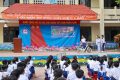 SINH HOẠT DƯỚI CỜ – CHỦ ĐIỂM “AN TOÀN GIAO THÔNG”