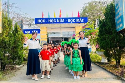 HOẠT ĐỘNG THĂM QUAN, TRẢI NGHIỆM TRƯỜNG TIỂU HỌC DÀNH CHO TRẺ MẪU GIÁO 5 TUỔI CỦA TRƯỜNG MẦM NON NGHĨA THẮNG 💞💞💕
